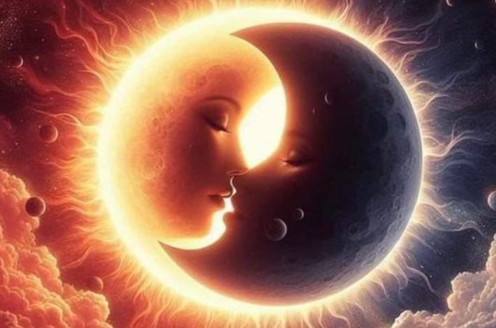 Amor entre sol e lua